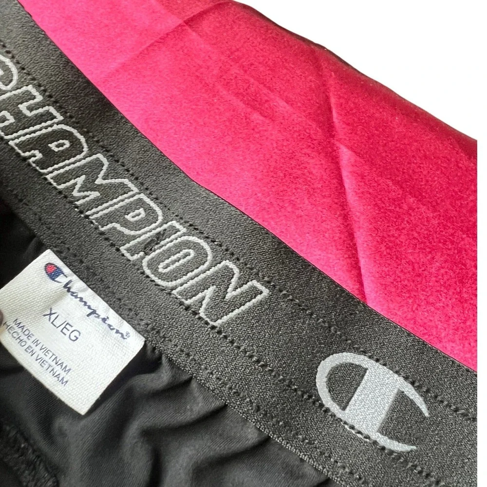 Champion Mens Black Athletic Jogger track Pants Medium athleisure‎ sporty gym